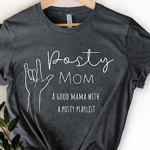 Posty Mom Shirt, Posty Playlist Shirt, Minimalist Shirt,Line Drawing Shirt,Face Line, One Line Art, Modern Shirt,Shirt Gift For fans