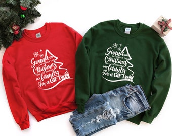 Funny Christmas Sweatshirt, Christmas Gifts, Christmas Party Shirt, Christmas Hodie, Christmas Family Shirts, Gonna Go Lay Under Sweater