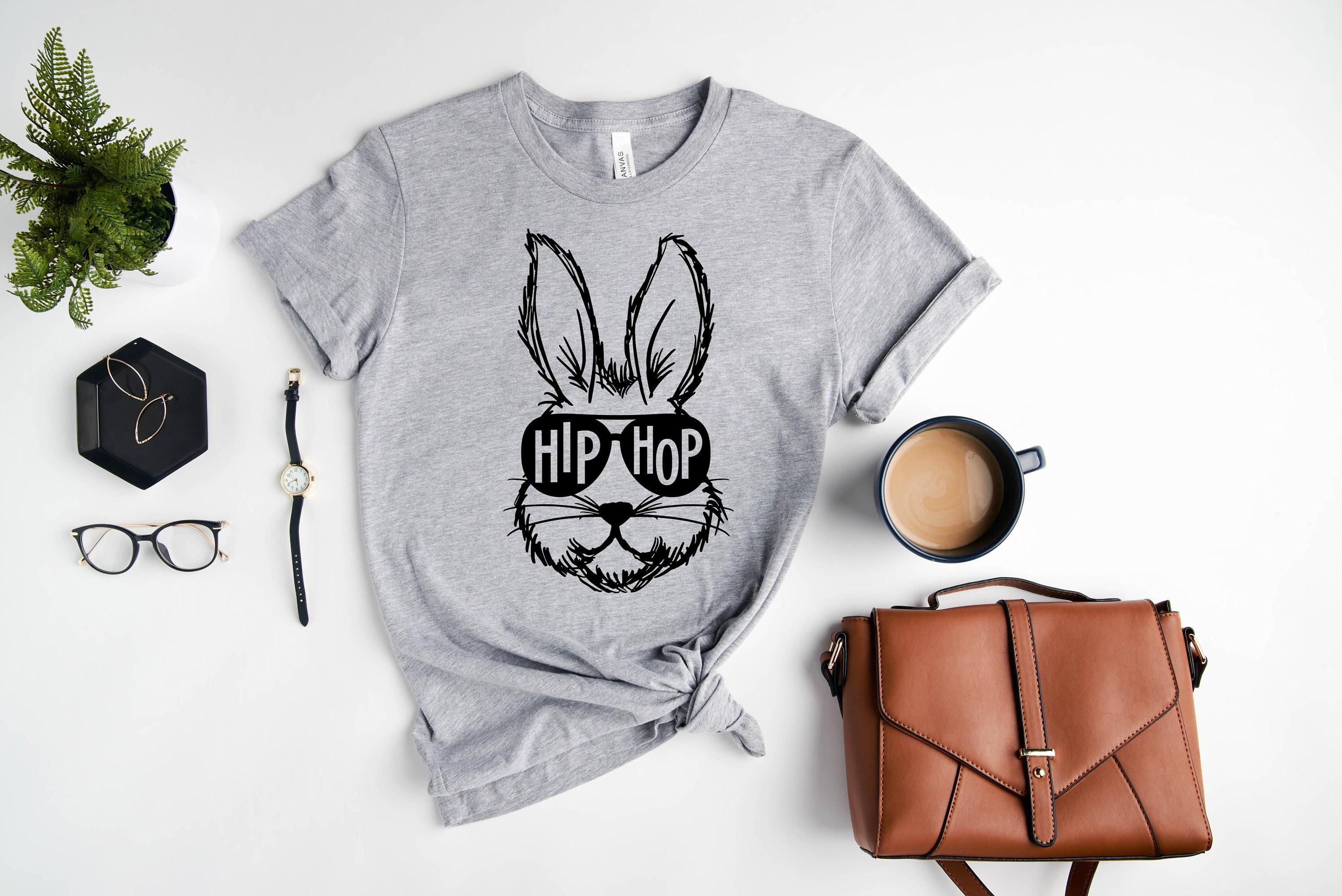 Hip Hop Bunny Easter Gift Tee MensT shirt 