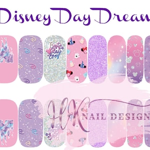 Halloween Mickey and Minnie Clear Vinyl Peel and Stick Nail Decals (NOT  Waterslide) by One Stop Nails V2A.