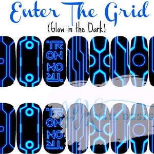 Enter the Grid- Glow in the dark