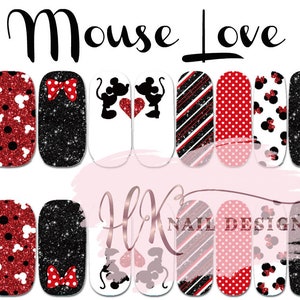 Maus Liebe Nail Wraps