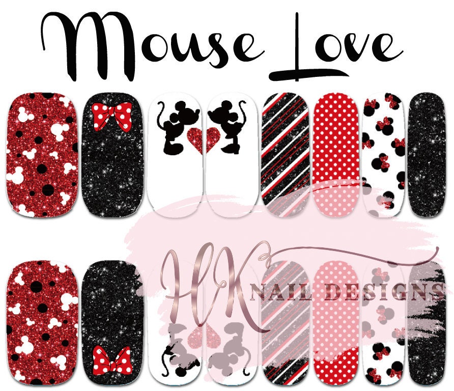 88 It's Mickey Mouse Nail Decals A1221 -   Disney nails, Mickey mouse  nails, Mickey nails