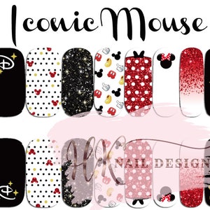 Iconic Mouse Nail Wraps