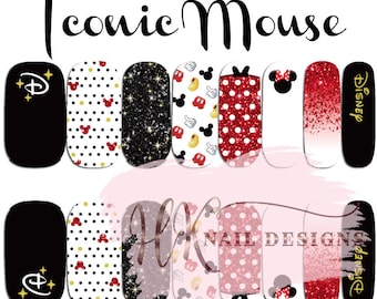 Iconic Mouse Nail Wraps