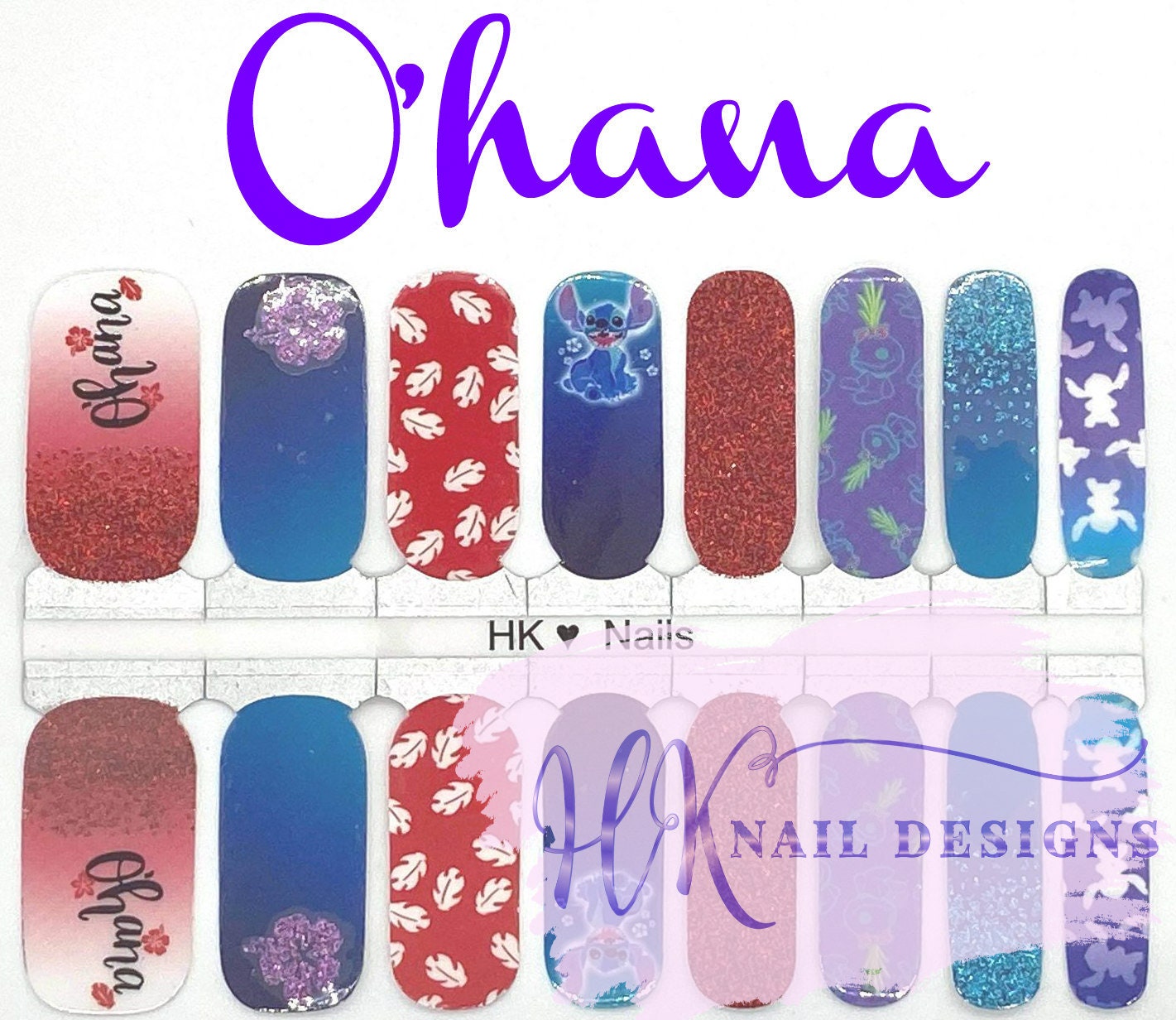 O Hana Nail Wraps Etsy