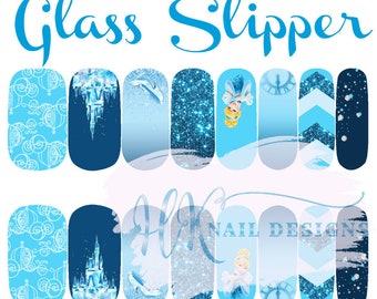 Glass Slipper Nail Wraps