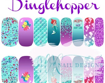 Dinglehopper Nail Wraps