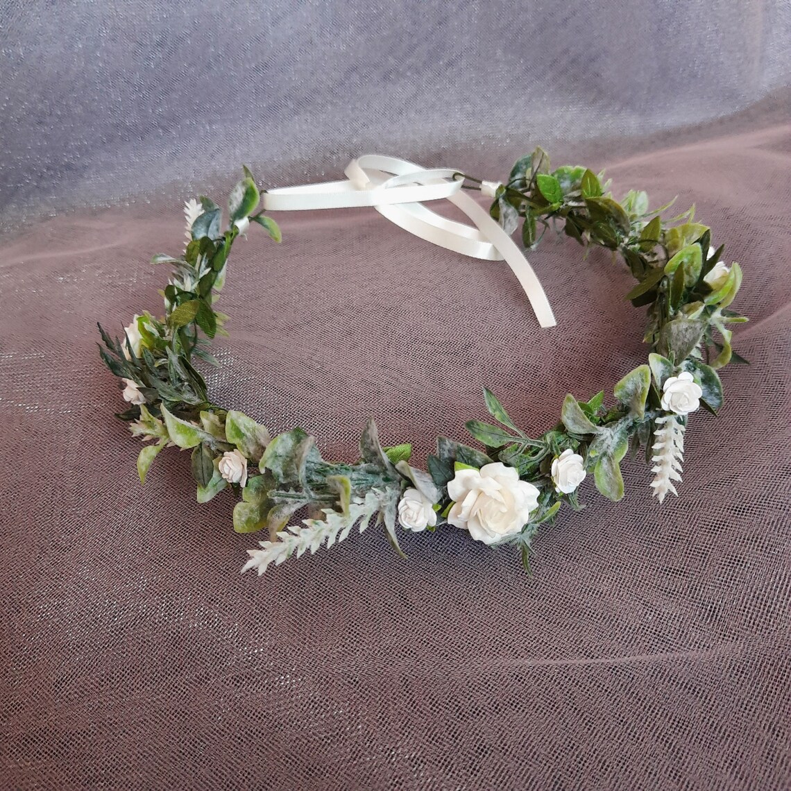 etsy flower crown wedding