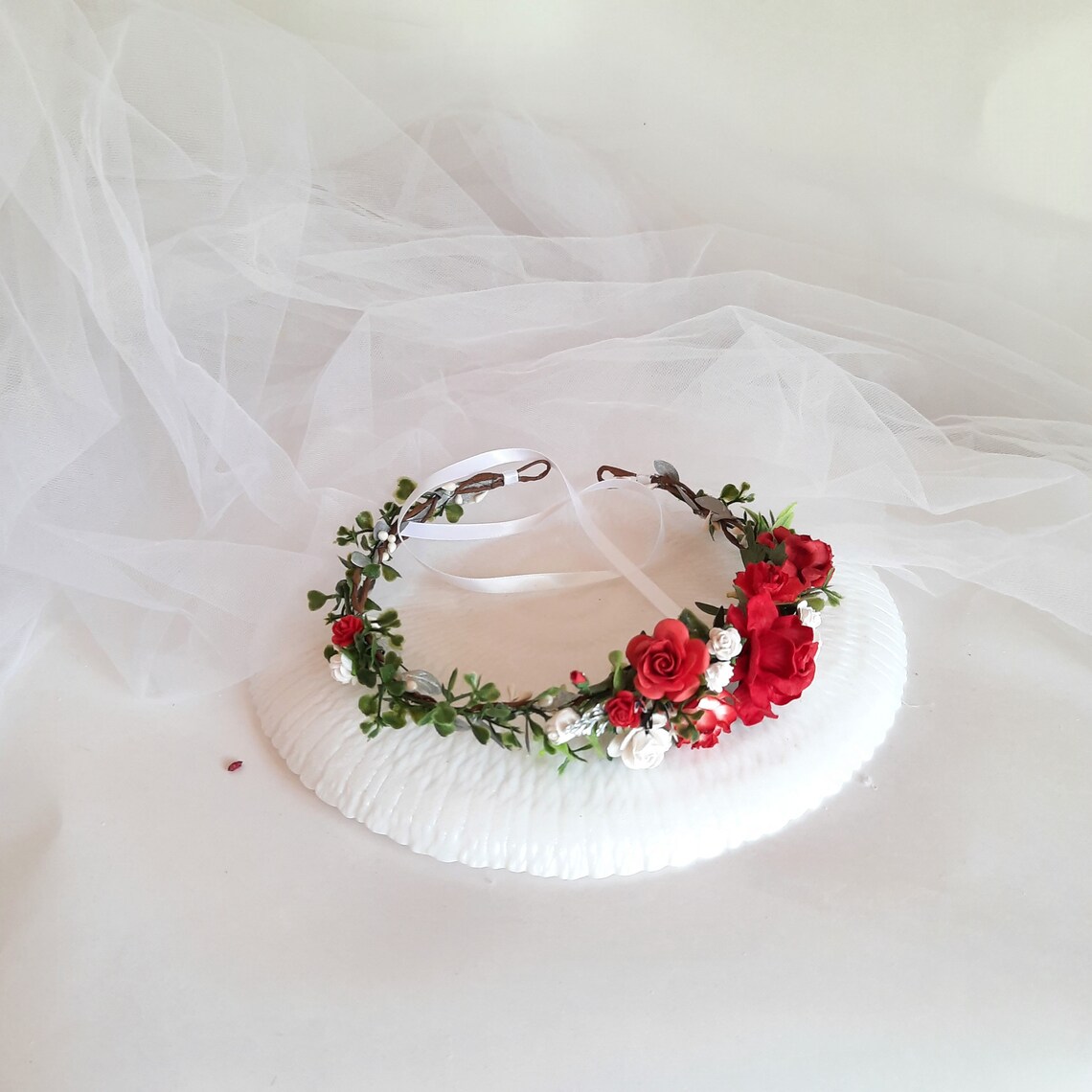 etsy flower crown wedding