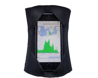 Support de téléphone portable pour vélo 100 % recyclé, fixation pour téléphone portable, fixation pour guidon de téléphone portable, coque de téléphone portable, housse de téléphone portable pour vélo, navigation, guidon de vélo