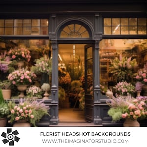 Florist Background | business background | Photography | Headshot background | Headshot overlay | Digital background | Personal Branding