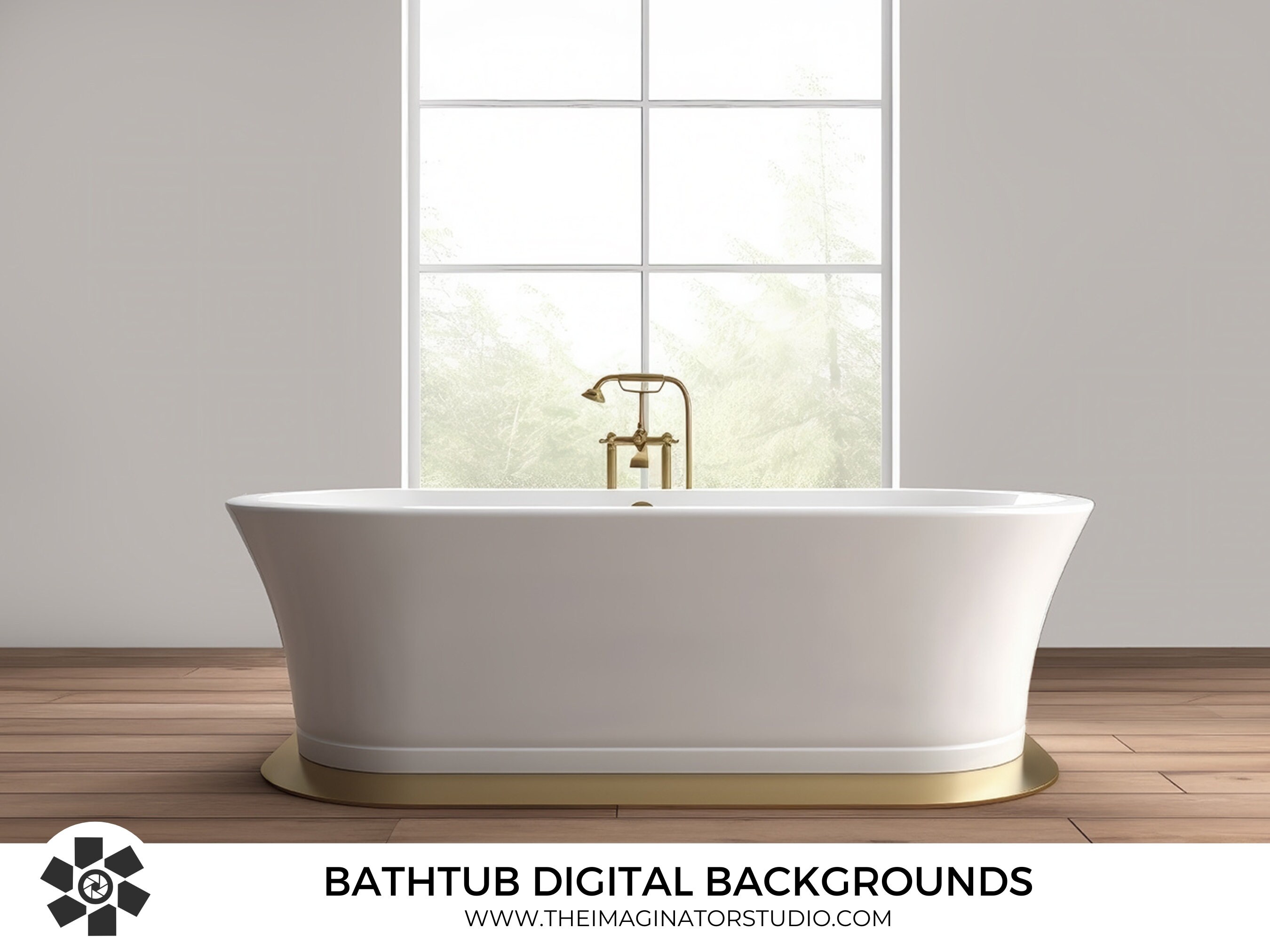 Bathtub Digital Backgrounds Bathroom Tub Composites Photography ...