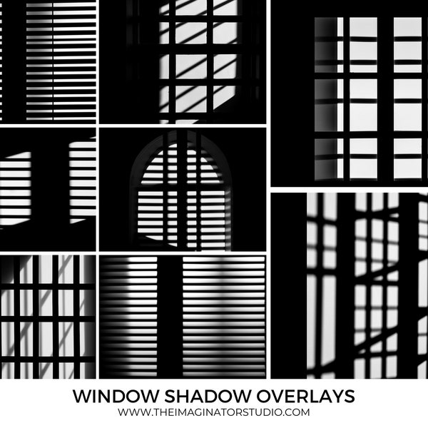 Shadow overlays | window shadow | blinds | Photoshop overlays | shadow | window blinds | overlays | digital | download | photography editing