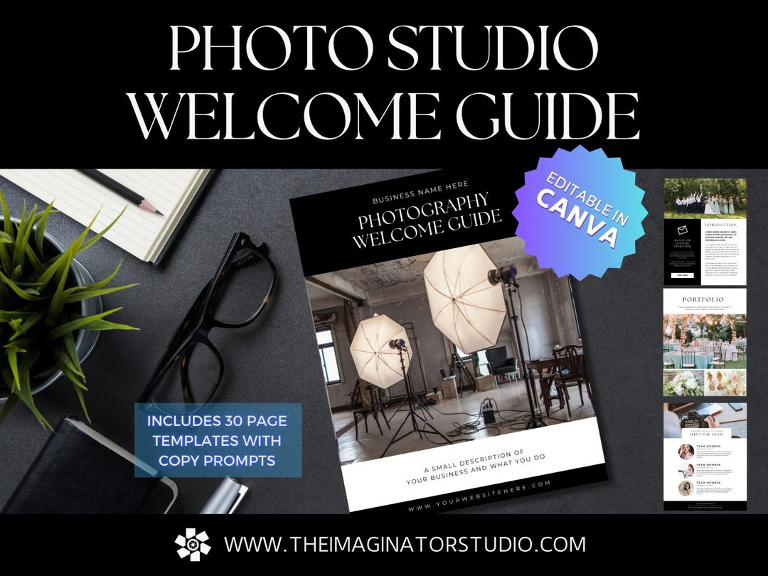 Photography Welcome Guide Template, New Client Guide for Photographers ...