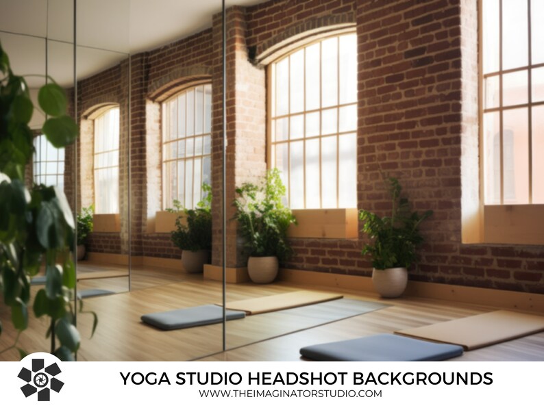 Yoga Studio Background Yoga Background Digital Background Headshot