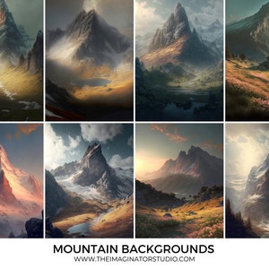 Mountain Digital Backgrounds | Digital Backdrops | Studio Backgrounds | Photography | Photoshop | Fine Art | Fantasy | Landscape backgrounds