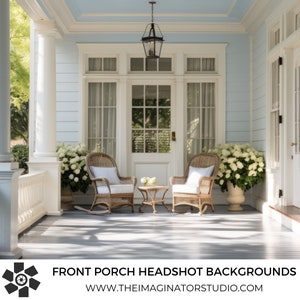 Front Porch Background | Cinematic Headshot Background | Digital Background | Photoshop Background |  Digital Background for Photography