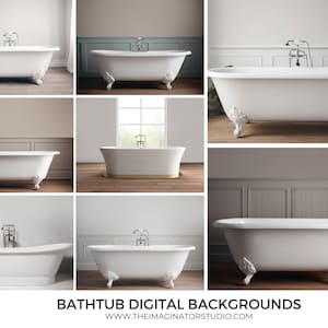 Bathtub digital backgrounds | Bathroom | Tub | Composites | Photography | Photoshop | Digital background | Digital backdrop | Overlay | Bath