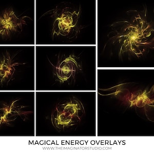 Magiska energiöverlägg | Gula rököverlägg | fantasikonst | Photoshop | trollkarlsöverlägg | magiska överlägg | Gul | Magisk sfär | Photoshop