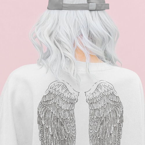 Angel Wings Oversized Tee Shirt / Angel Baby / Soft Girl Etsy