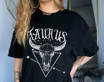 Taurus Shirt Astrology Tee Taurus Birthday Gift Baggy shirt Taurus Gift Zodiac Shirt Constellation Shirt Mystical Shirt Oversized Tee