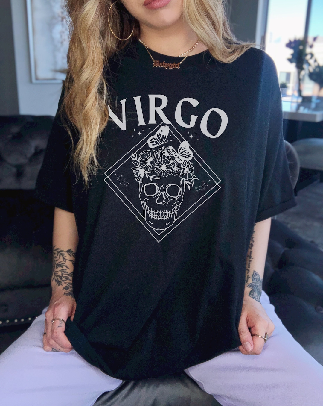 Virgo Shirt Astrology Tee Virgo Birthday Gift Baggy Shirt Virgo Gift