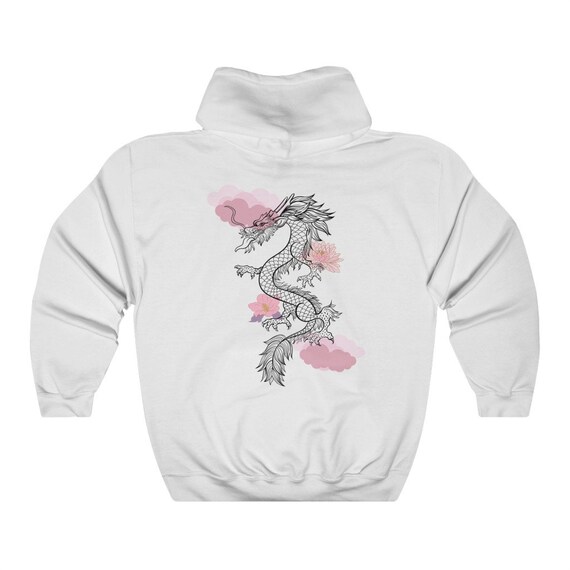 Pink dragon hoodie clearance