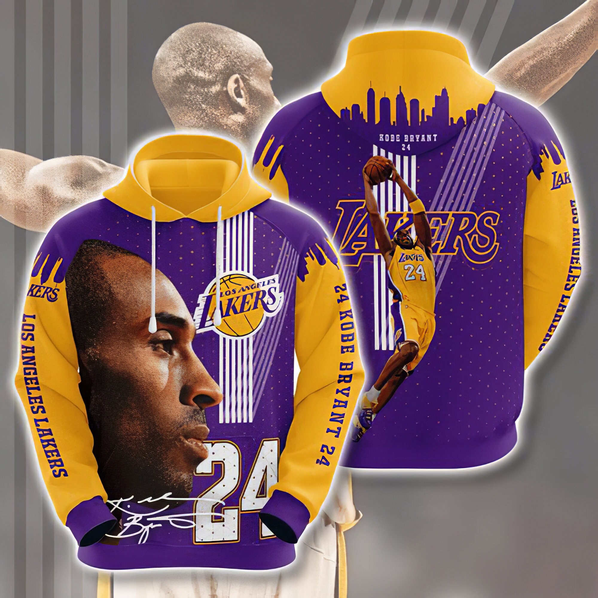 Nba Los Angeles Lakers Kobe Hoodie Unisex Hoodie Design Etsy