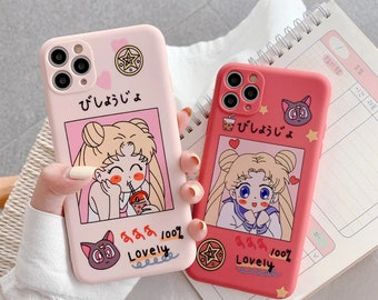 Sailor Moon iPhone Wrist Strap Protective Phone Case