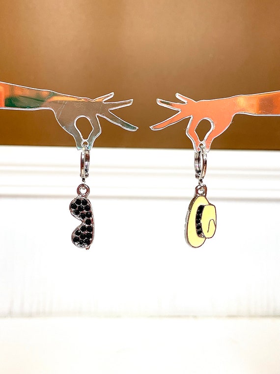 Michael Jackson Huggie Michael Jackson Earrings Cute Huggies Hoop Dainty Earrings Simple Huggie Hoop Michael Jackson Lover Etsy