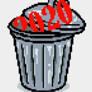 2020 Garbage - Cross Stitch Pattern - 73x88