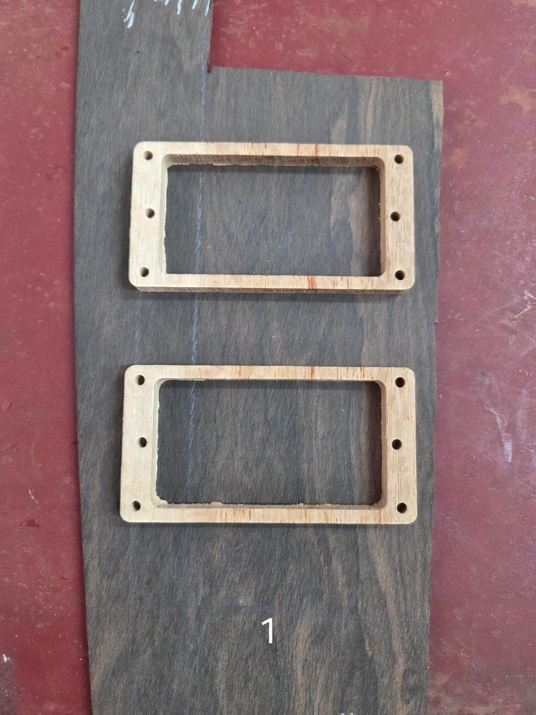 Custom Wood Pickup Rings (pair) - Etsy