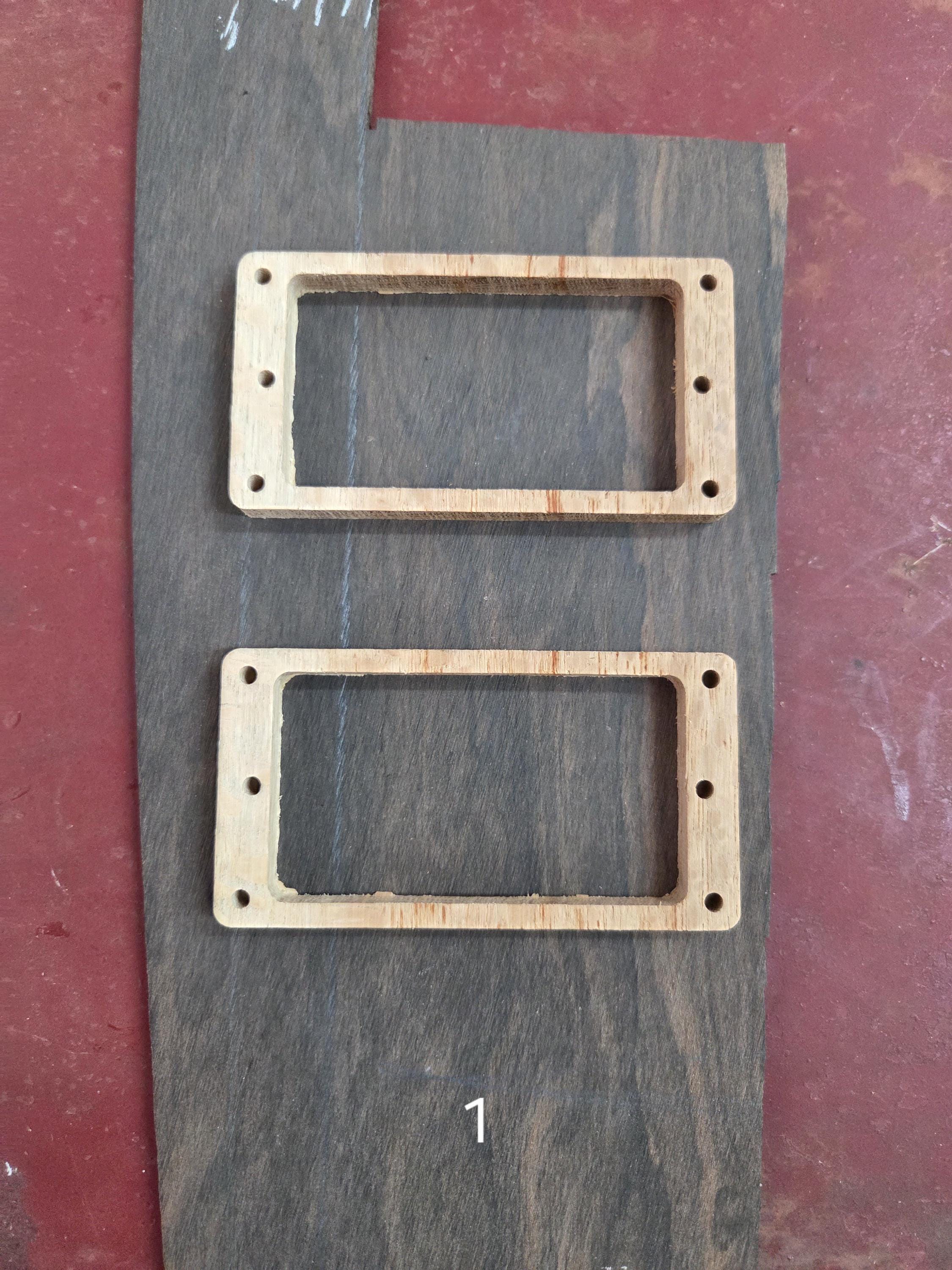 Guitar Pickup Mounting Rings 2pc. Soapbar P90 Pickup Cover Rings ...