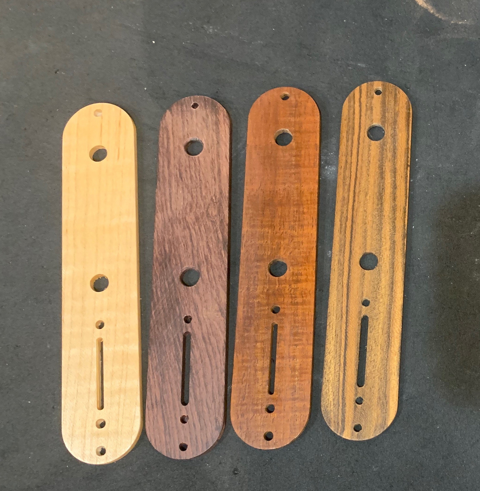 Exotic Wood Telecaster Control Plate Etsy