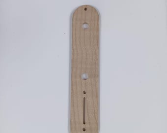 Flame Maple Telecaster Control Plate #2