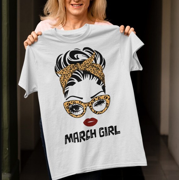 march birthday shirts logo