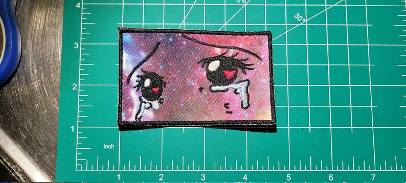 Crying Anime Eyes Iron On Galaxy Patch Patches Pins Accessories Valresa Com