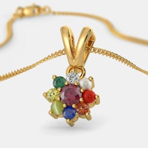Navratna top pendant price