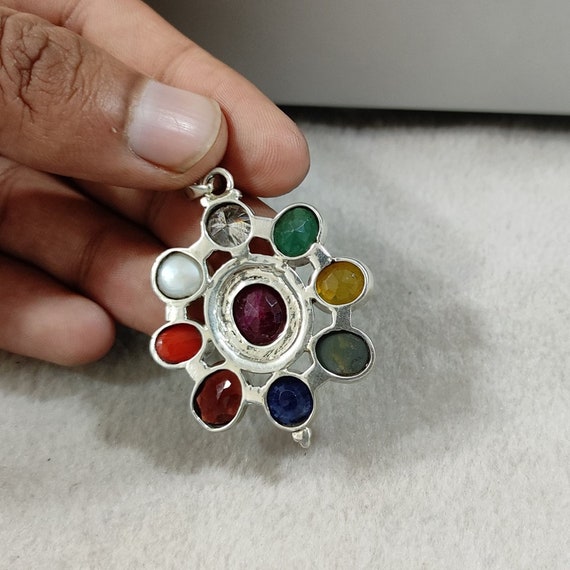 Navaratna pendant designs discount