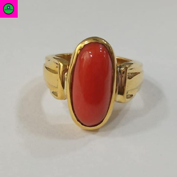 Coral gold store ring price