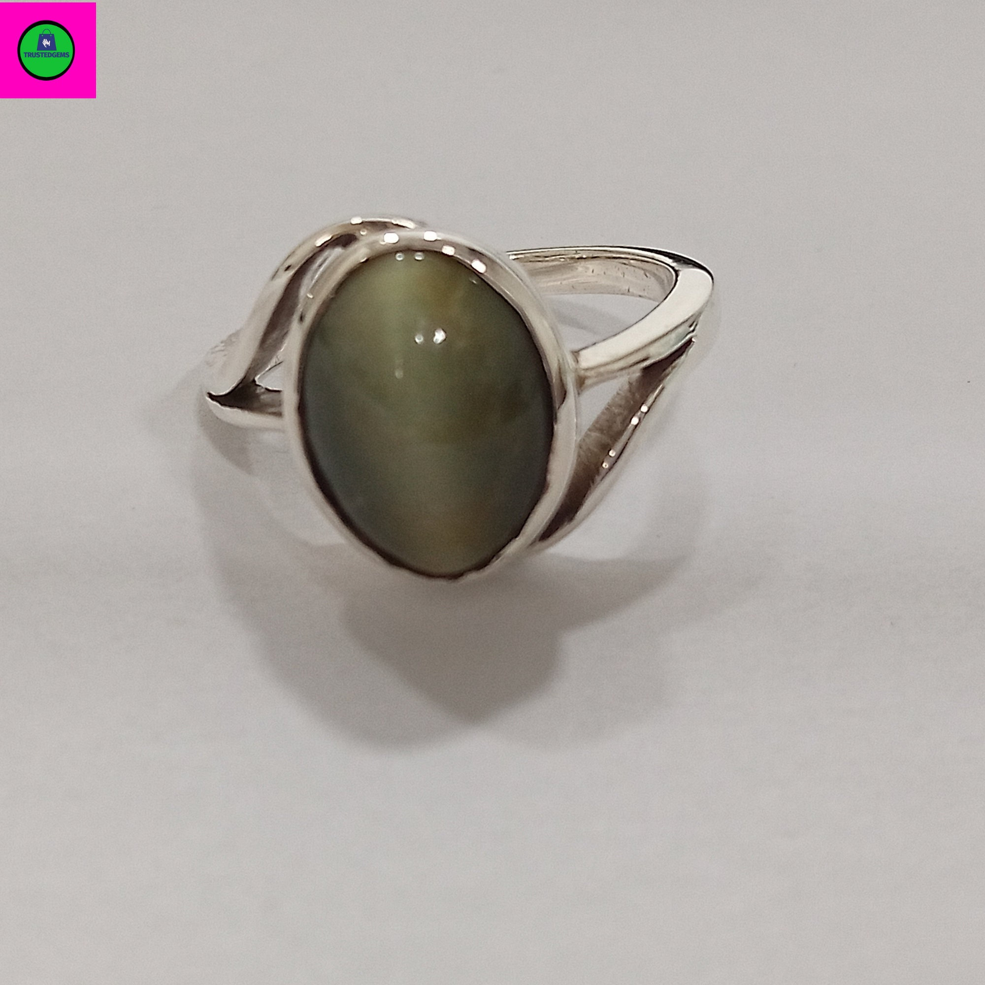 Buy Ceylonmine cats eye Stone Lehsuniya Unheated Stone Certified Stone  Cat's Eye Gold Plated Ring Online at Best Prices in India - JioMart.