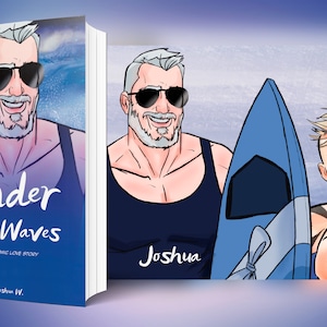 Gay romance cartoon comic: Under The Waves