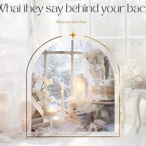 SAME DAY- What People Say Behind Your Back- Psychic Tarot Reading
