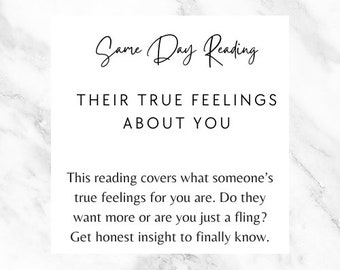 Same Day- Their True Feelings About You Psychic Reading