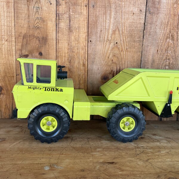 1971 Green Mighty Tonka Bottom Dump Truck