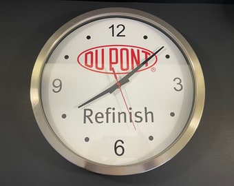 Vintage Dupont Refinish Wall Clock