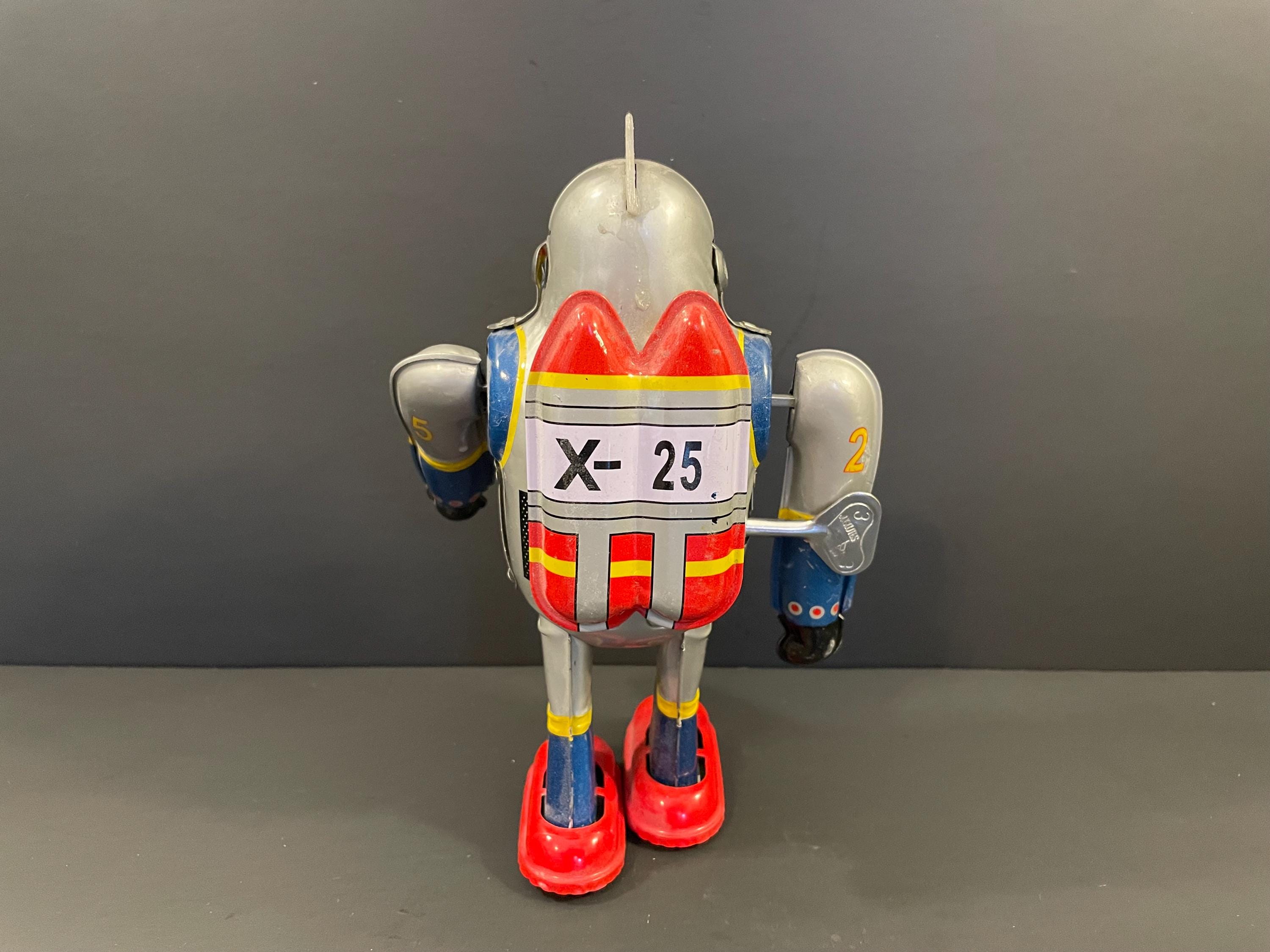 X-25 Super Robot Tin Windup in Original Box - Etsy