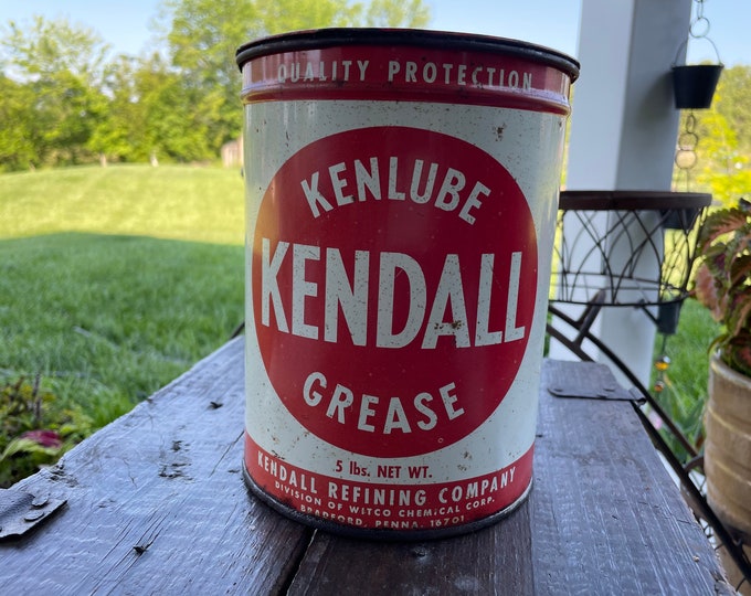Kendall Kenlube 5 Lb Grease Can Etsy