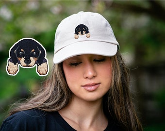 Custom Embroidered Pet Hat Vintage Baseball Hat Using Your Pet Dog Photo Personalized Sorority hat Unisex Baseball Cap